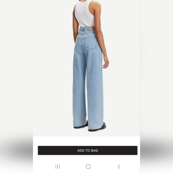 Samsoe Samsoe Rebecca vintage legacy Jeans NWT  style 14144 size 30/32 - Picture 3 of 11